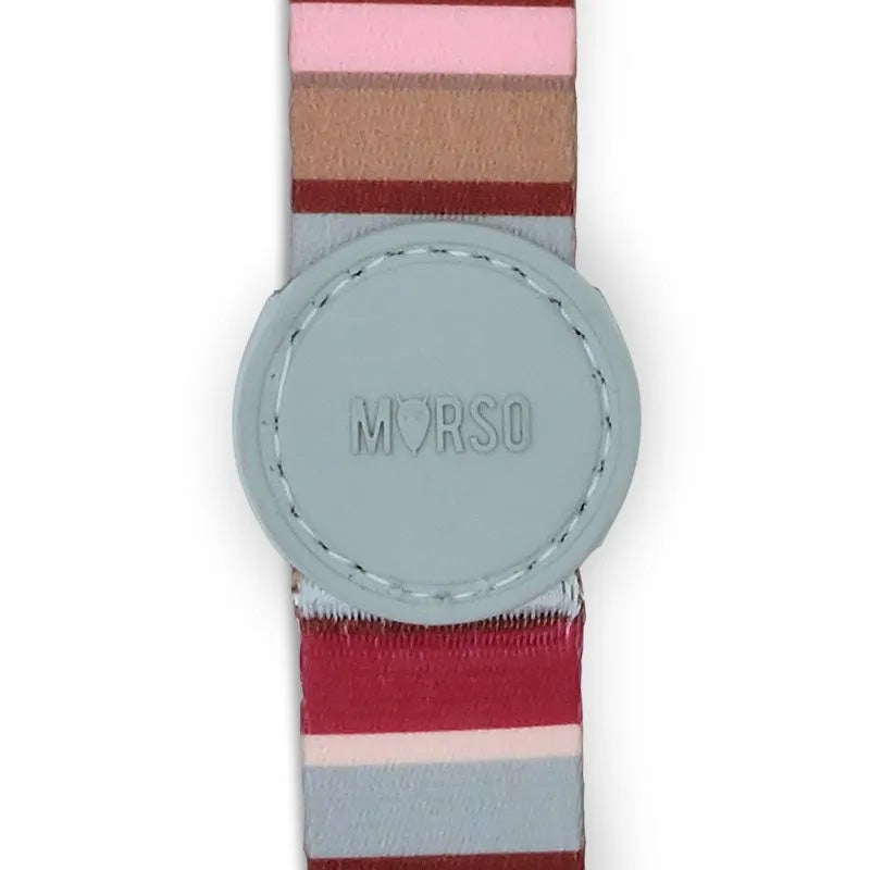 Morso Hondenriem Gerecycled Skyline Rood / Roze