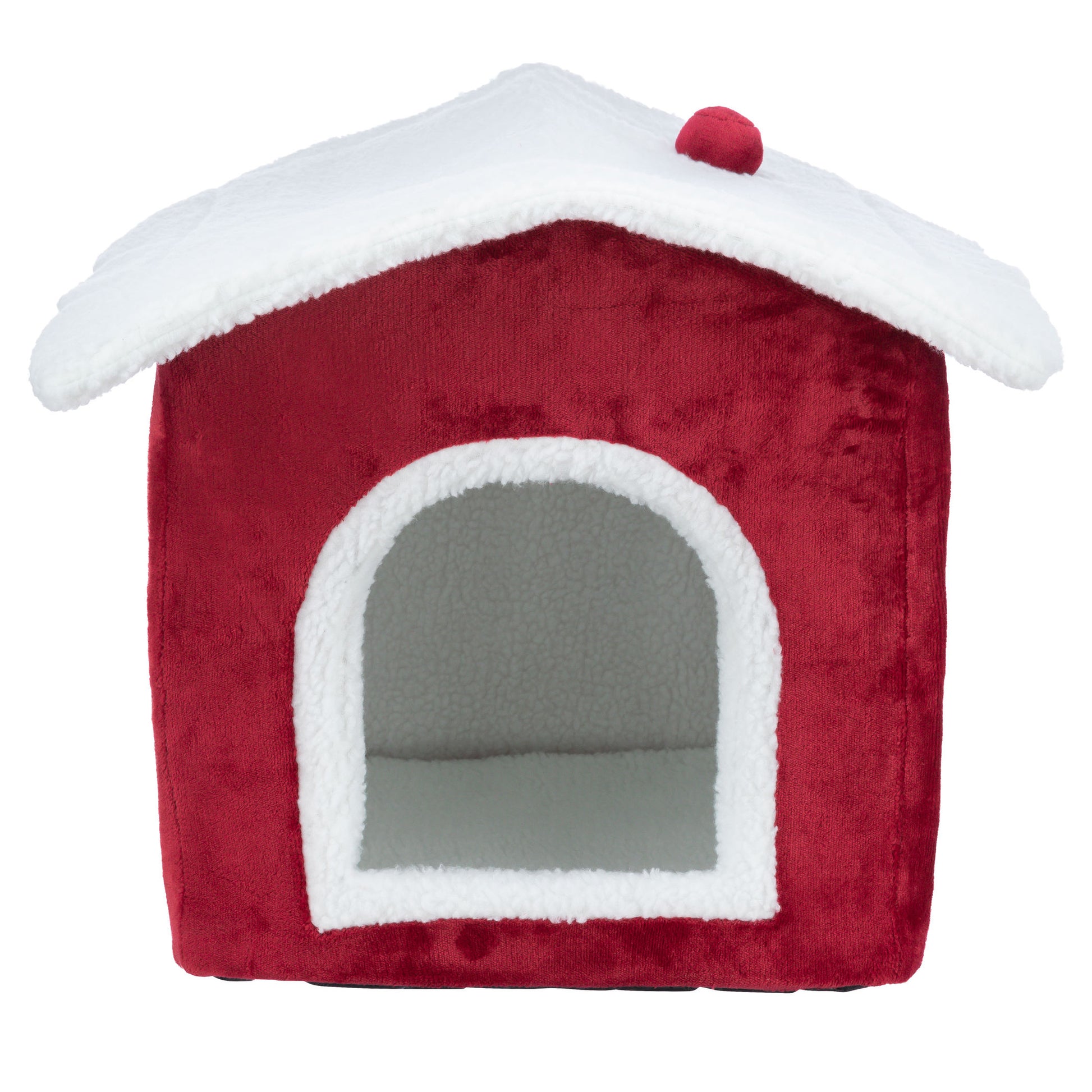 Trixie Xmas Kattenmand Huis Rood / Wit