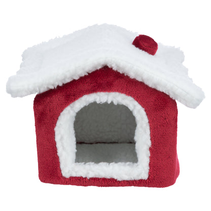 Trixie Xmas Cuddly Cave Degoe Rood / Wit