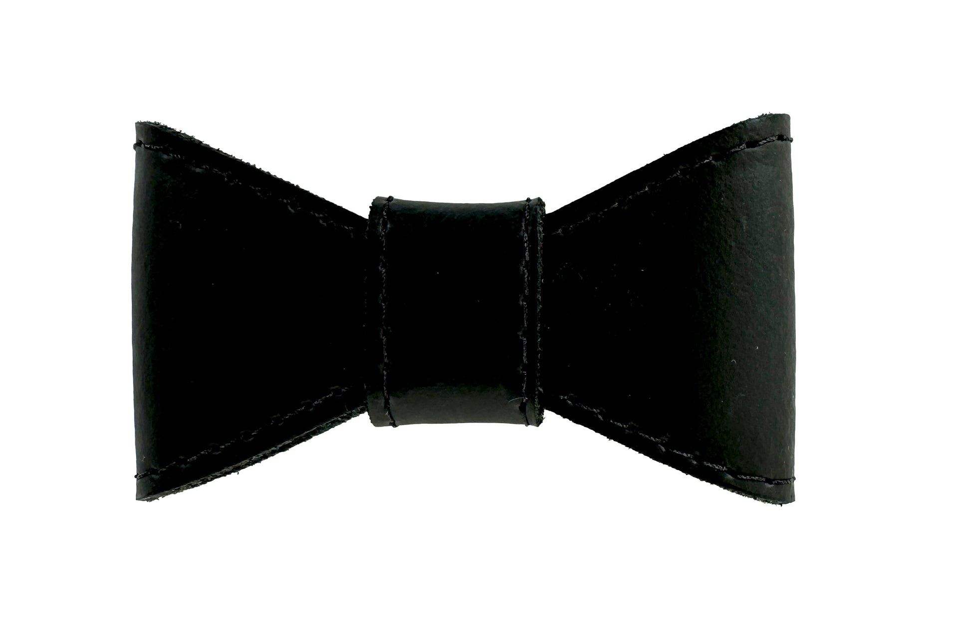 Sazzz Vlinderstrik Glamper Classic Leer Zwart