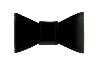 Sazzz Vlinderstrik Glamper Classic Leer Zwart