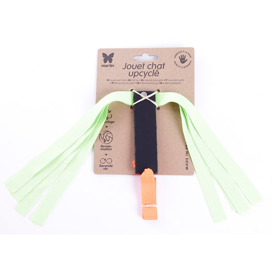 Martin Kattenspeelgoed Celine Hanger Gerecycled Leer / Lint Assorti
