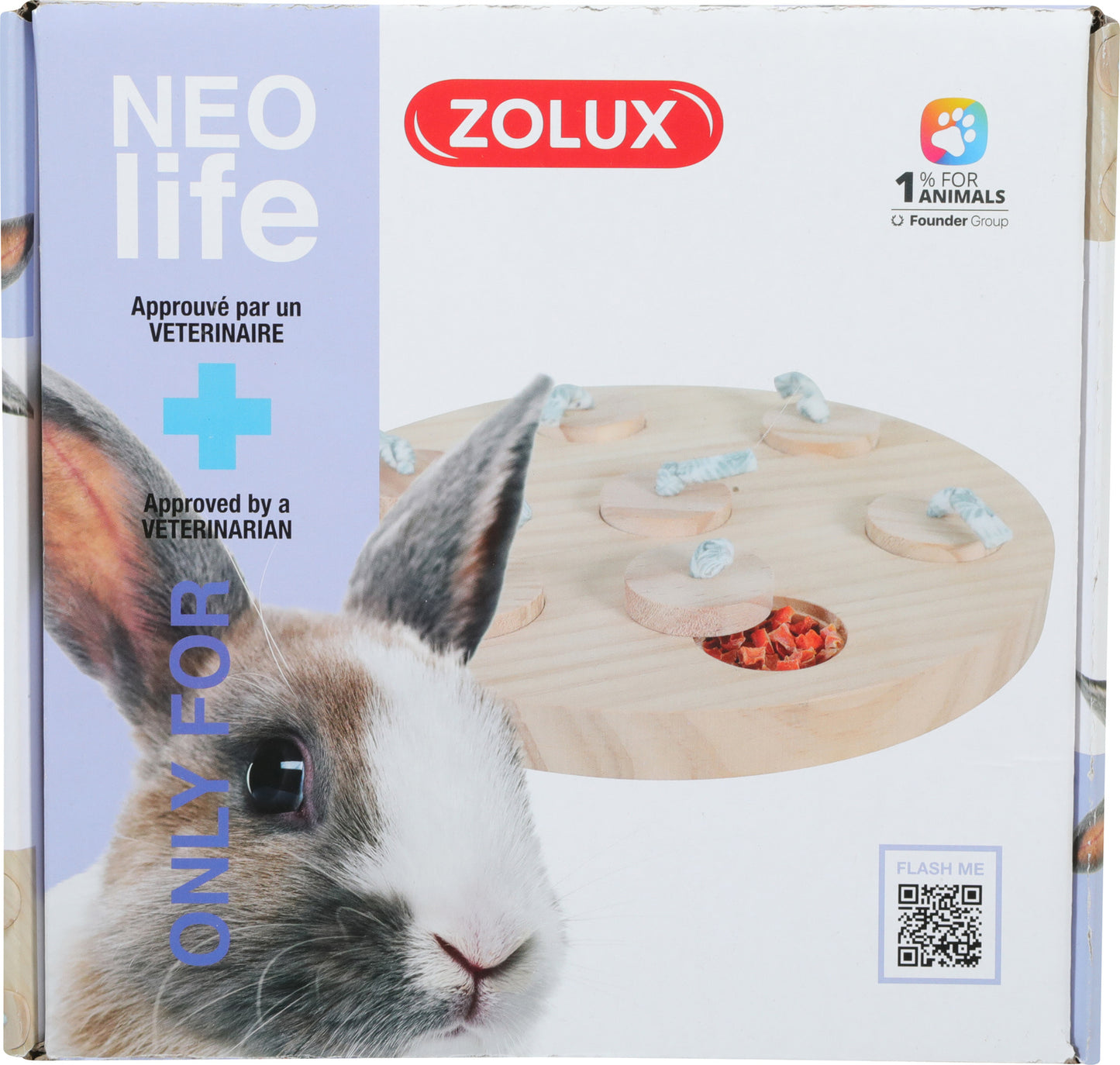 Zolux Neolife Treat Tray Konijn Hout