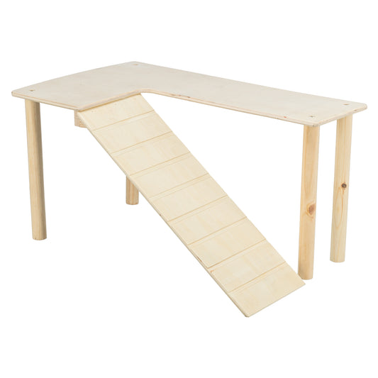 Trixie Platform Met Helling Voor Muizen / Hamsters Onbehandeld Hout