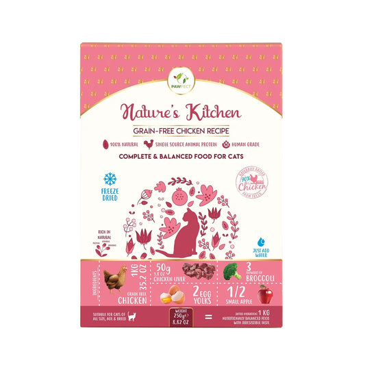 Pawfect Freeze Dried Foods Cat Chicken Recipe