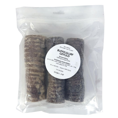 Petsnack Buffelslurf Gevuld