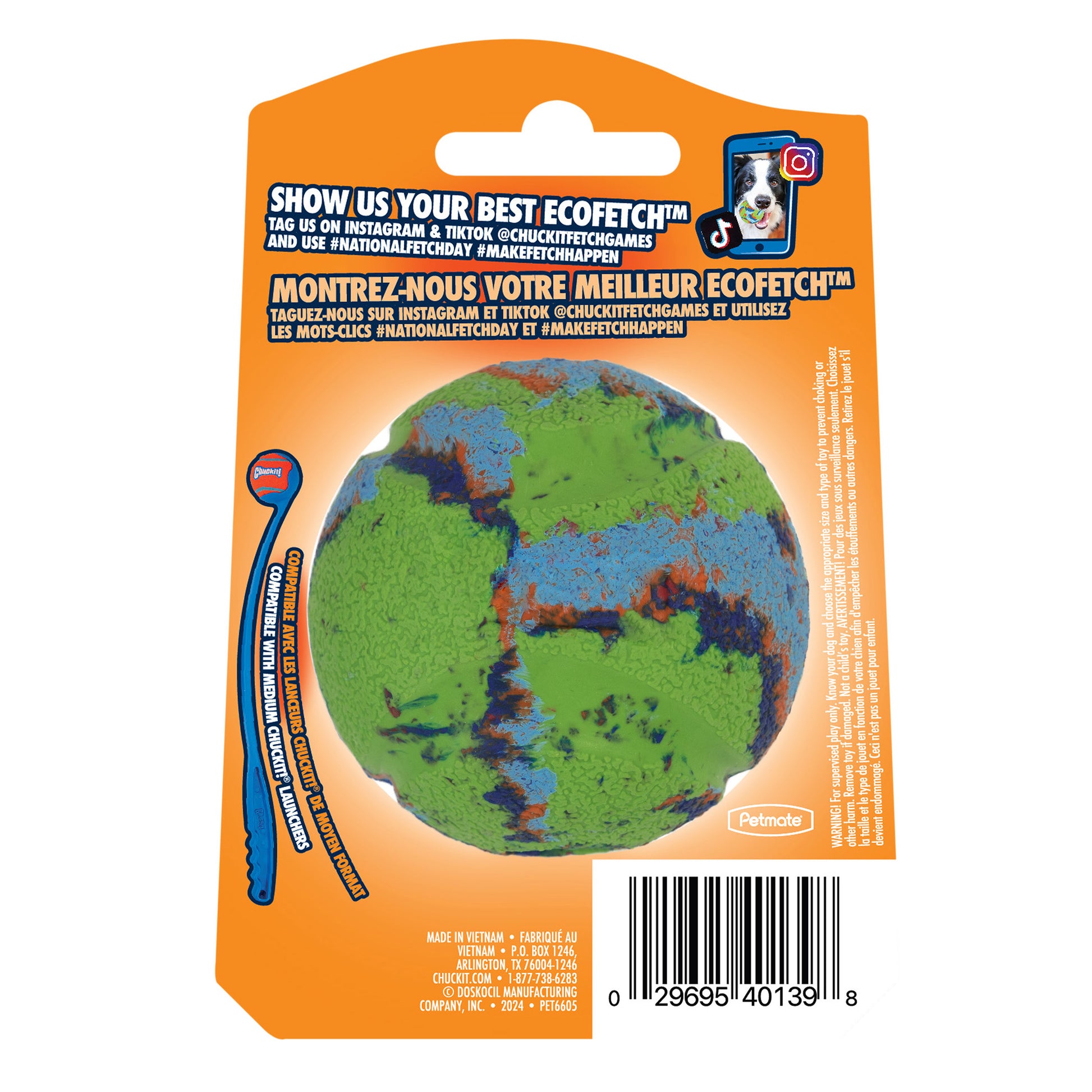 Chuckit Ecofetch Ball Gerecycled