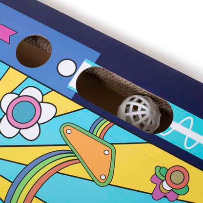 Rosewood Krabplank En Speelbaan Flipperkast Blauw