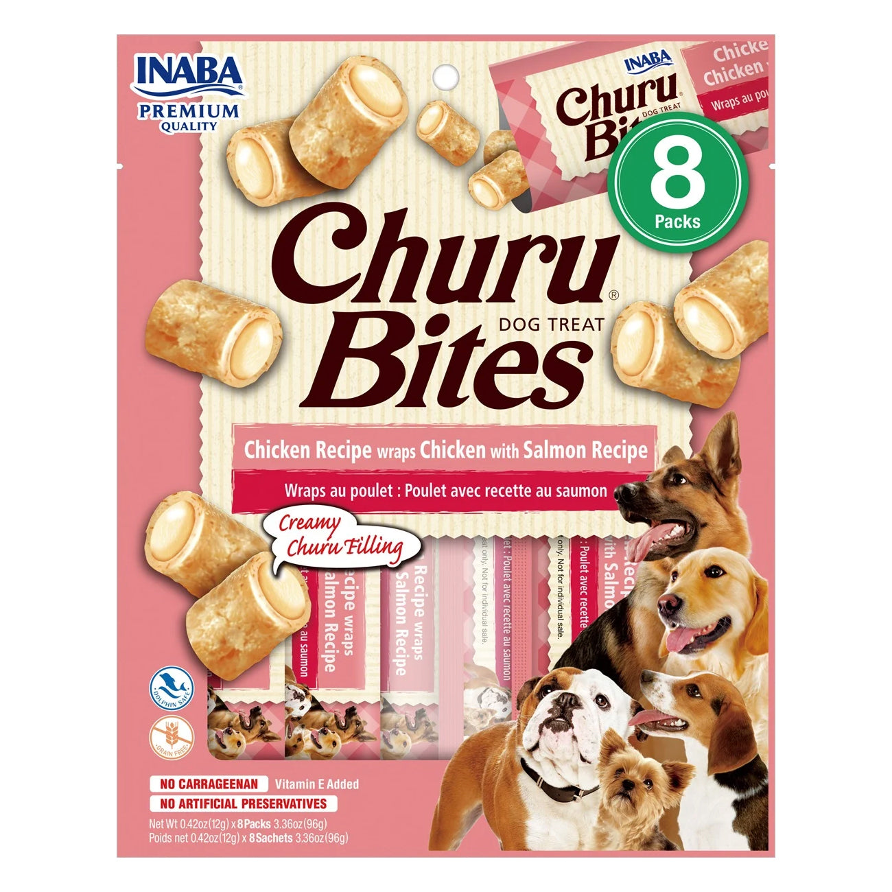 Inaba Dog Churu Bites Chicken Recipe Wraps Chicken With Salmon Recipe
