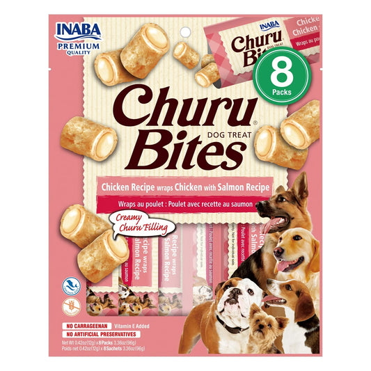 Inaba Dog Churu Bites Chicken Recipe Wraps Chicken With Salmon Recipe