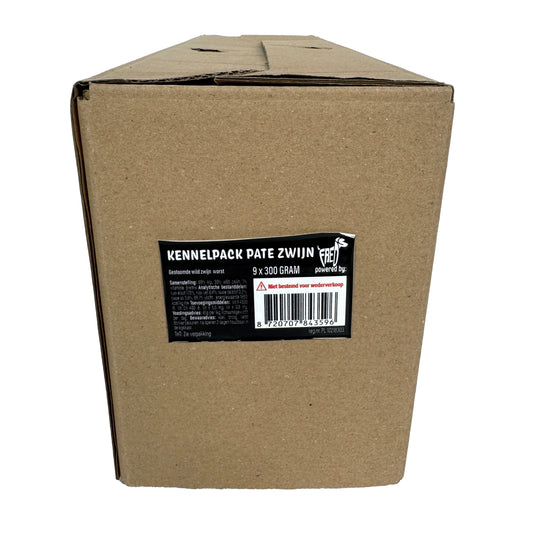 Freds Kennelpack Pate Zwijn