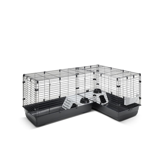 Savic Clubix Corner Knaagdierkooi Zwart