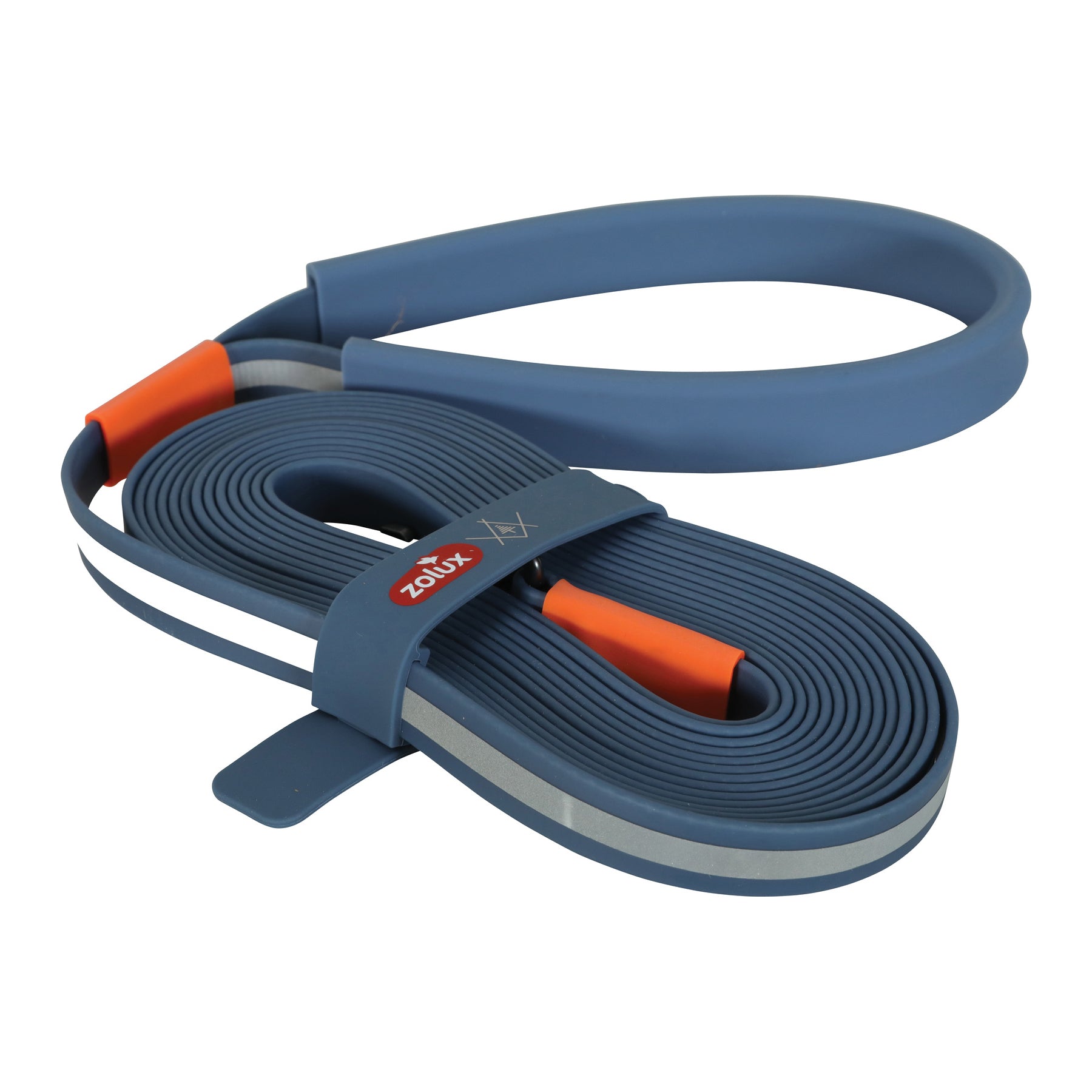 Zolux Bvk Sleeplijn Plat Siliconen Blauw