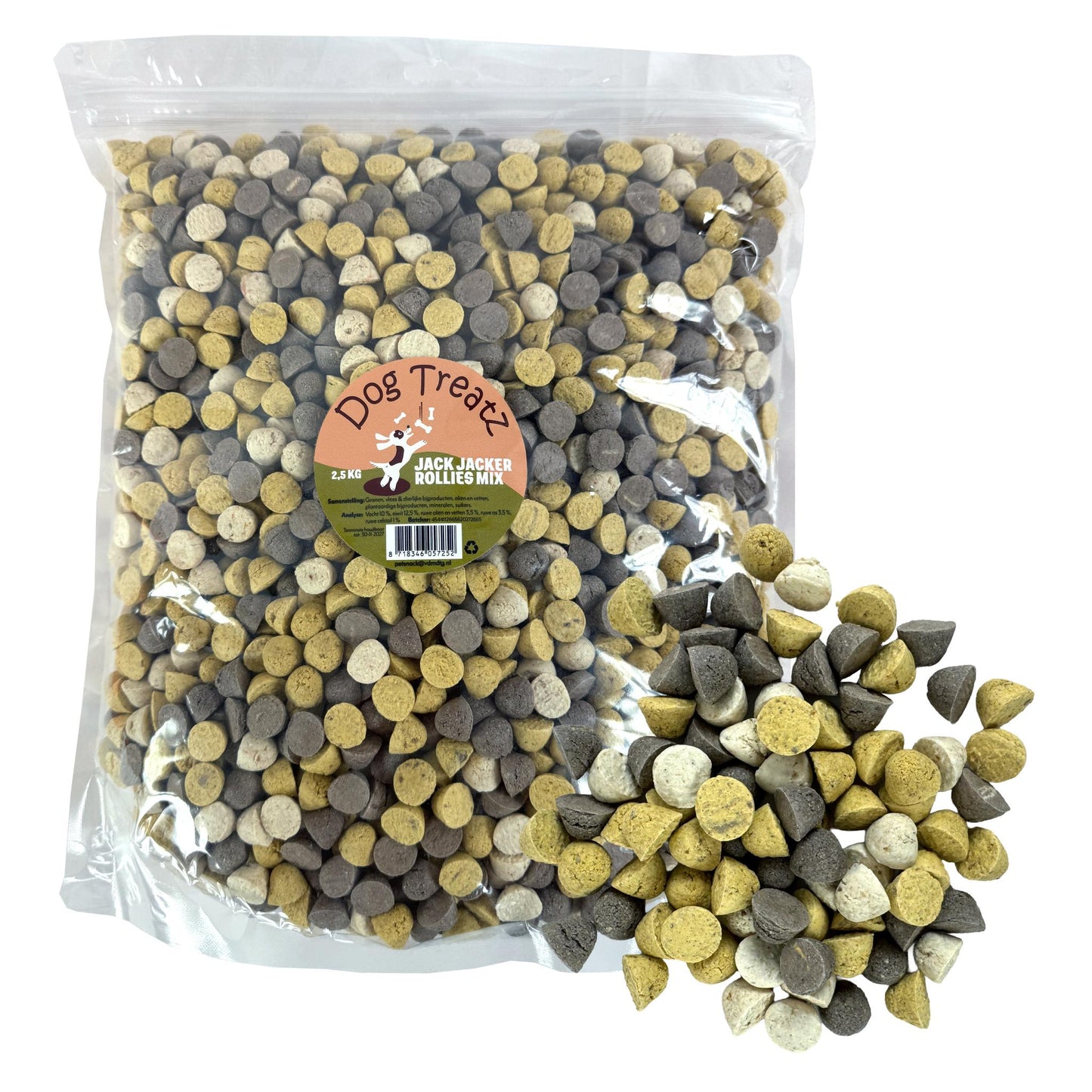 Dog Treatz Jack Jacker Rollies Mix