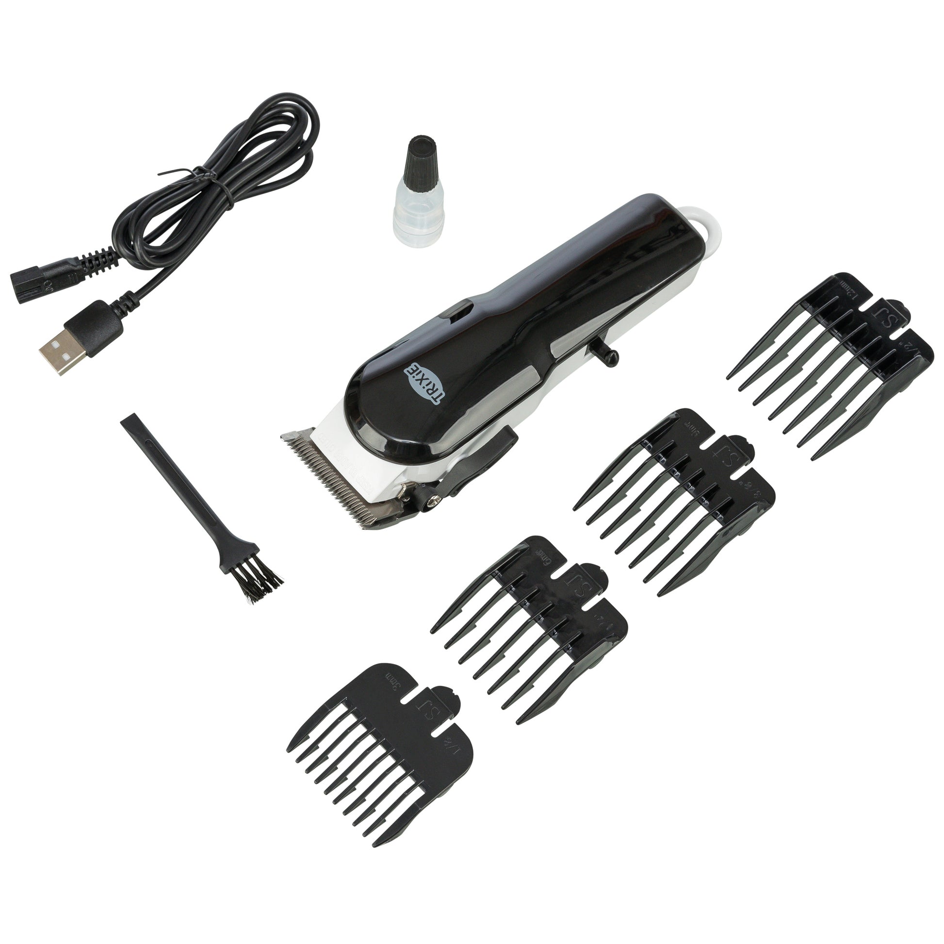 Trixie Tondeuse Set Tr1200 Draadloos Wit / Zwart