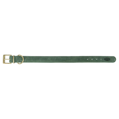 Trixie Halsband Hond Pure Leer Saliegroen