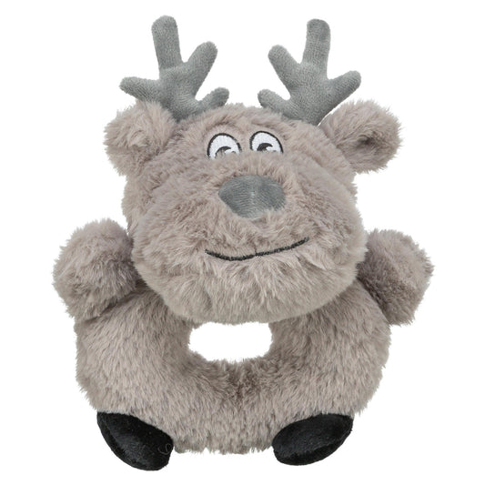 Trixie Xmas Rendier Pluche Grijs
