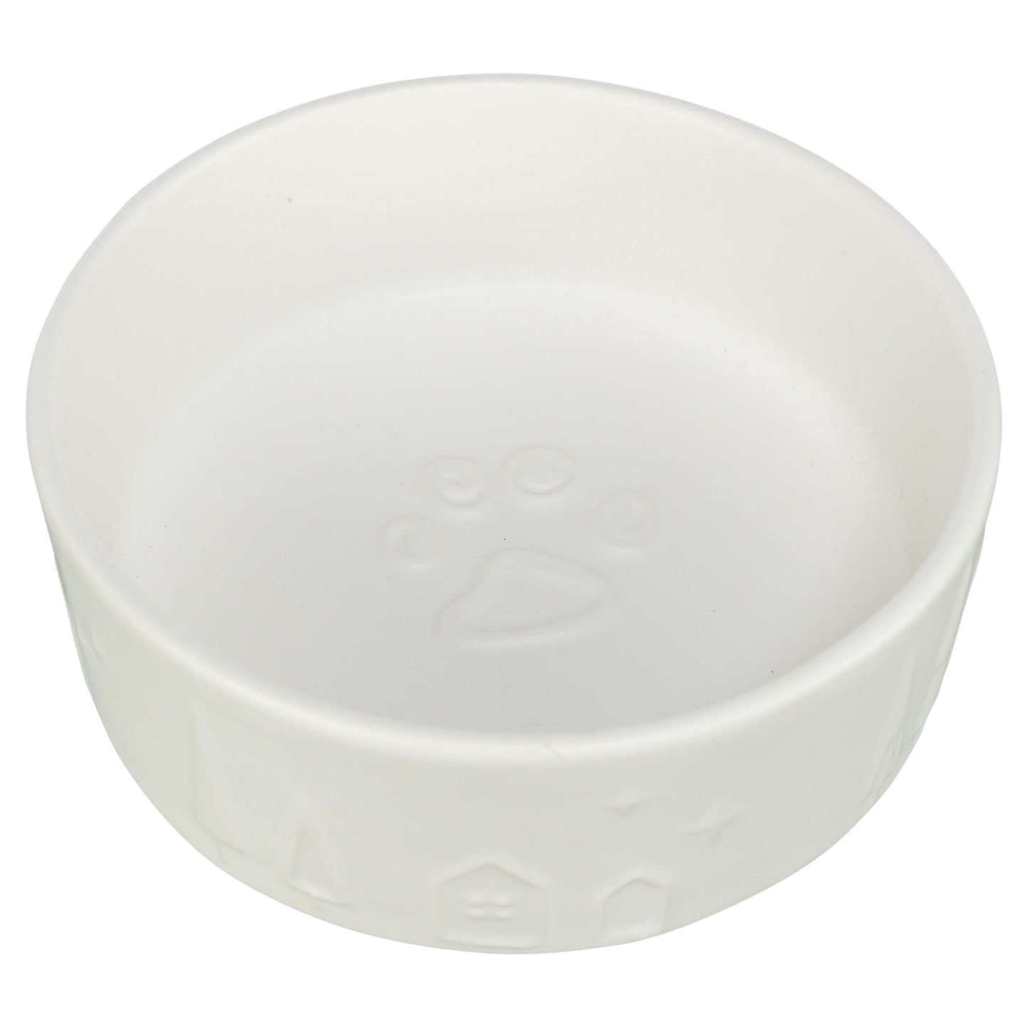 Trixie Xmas Voerbak Hond Keramiek Wit