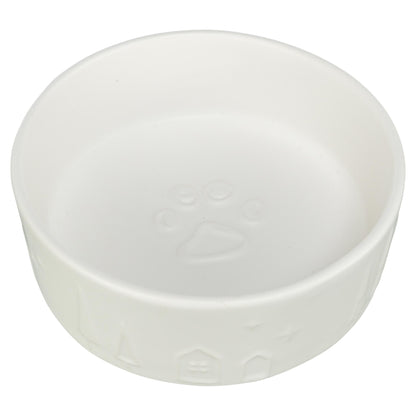 Trixie Xmas Voerbak Hond Keramiek Wit