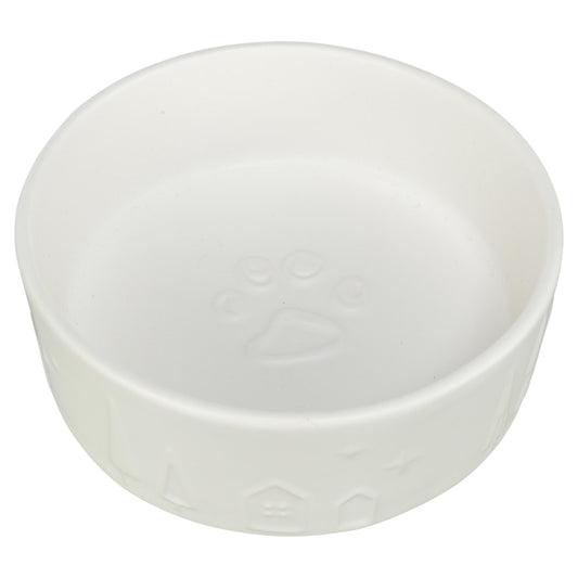 Trixie Xmas Voerbak Hond Keramiek Wit