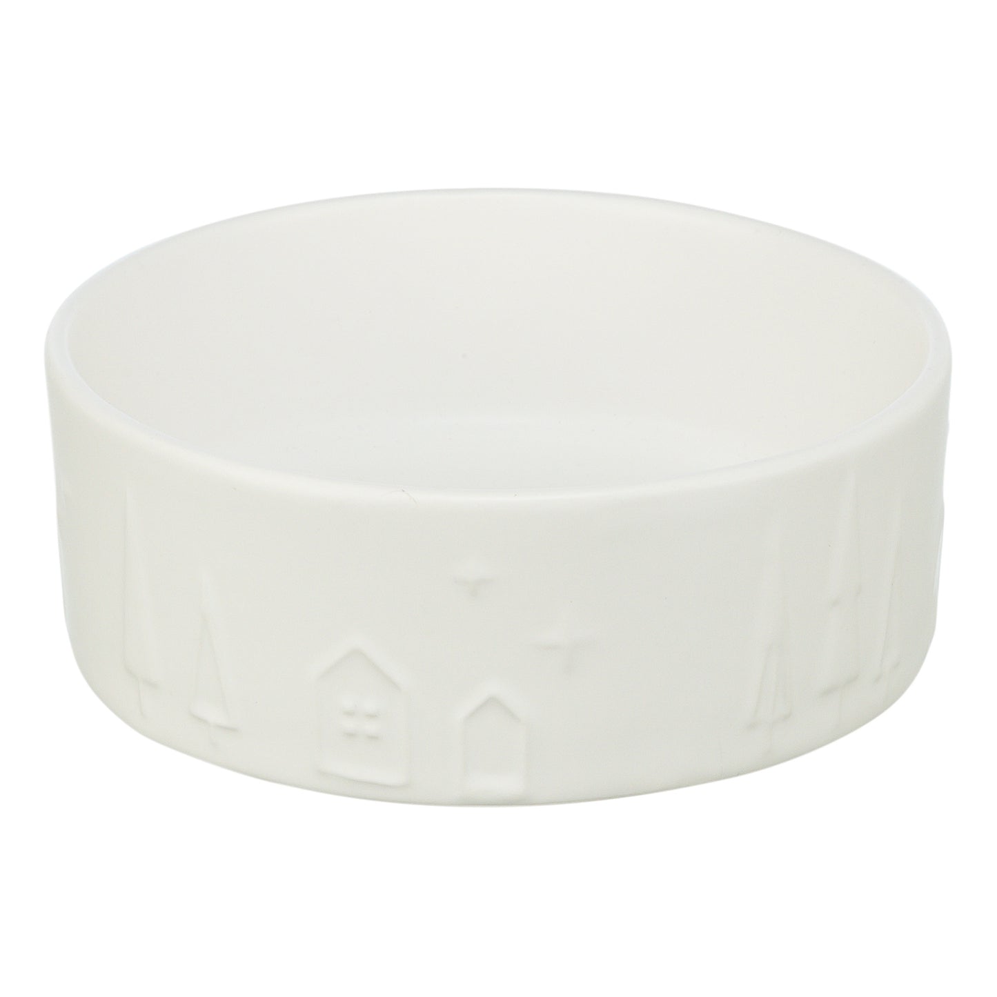 Trixie Xmas Voerbak Hond Keramiek Wit