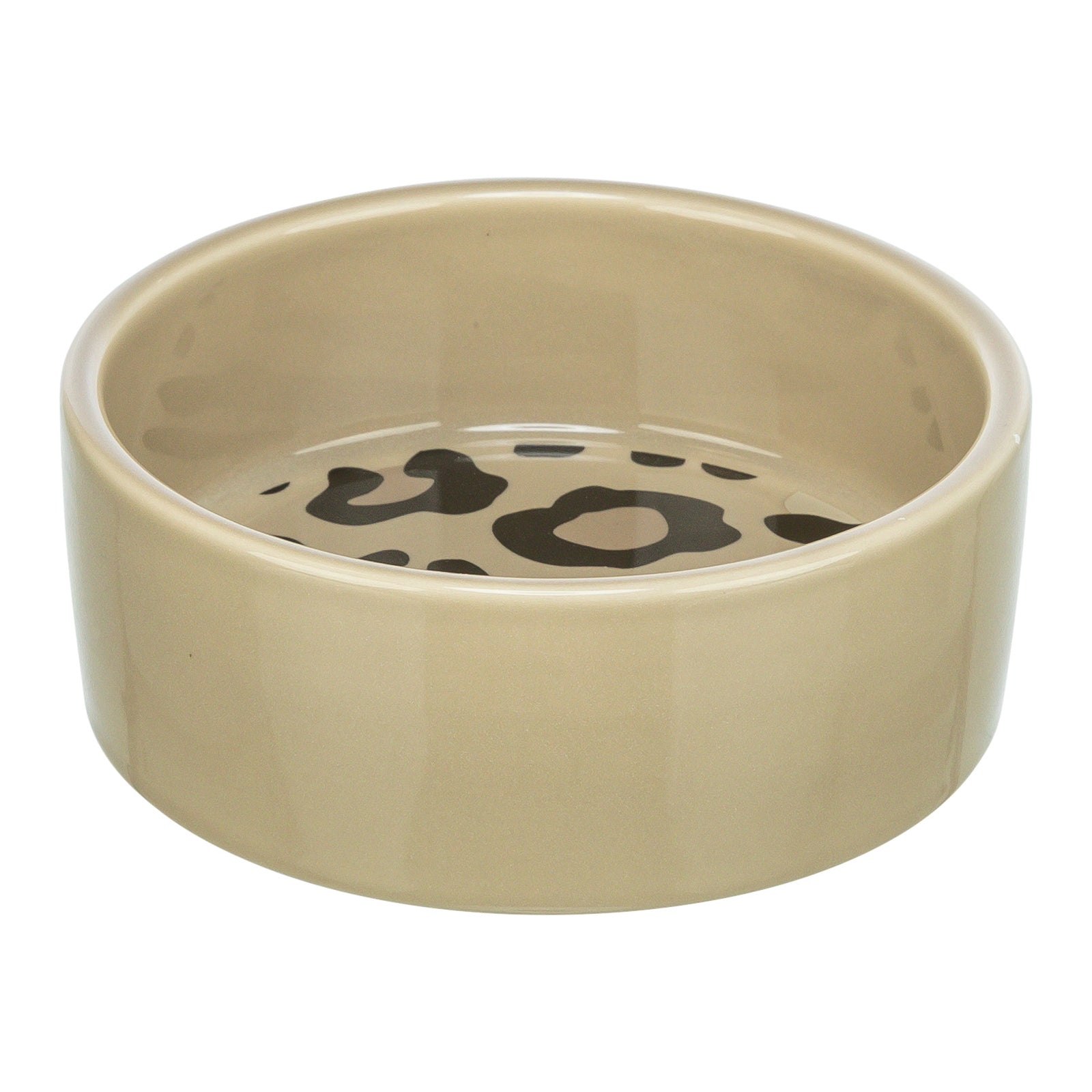 Trixie Voerbak / Drinkbak Leo Kat Keramiek Panterprint Assorti