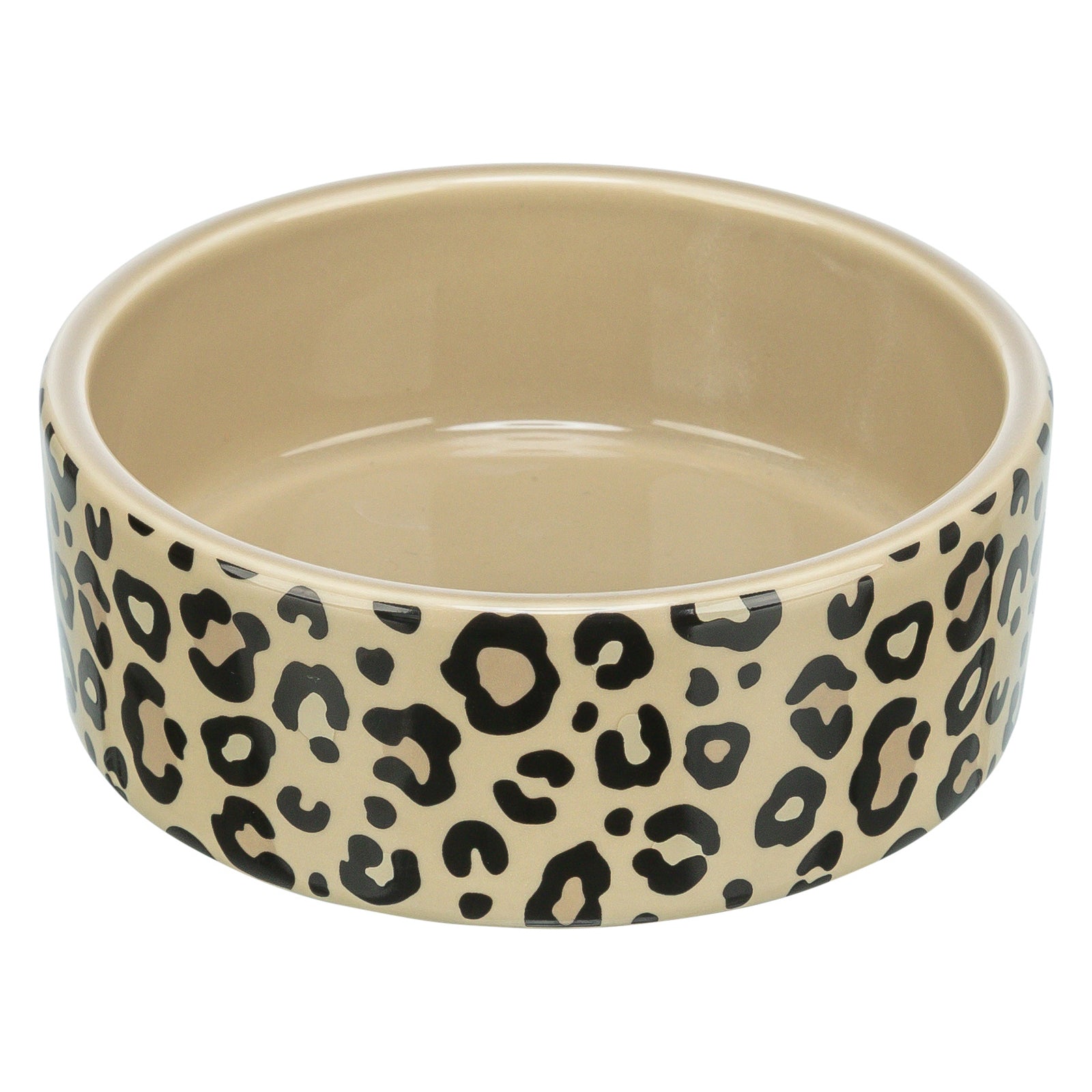 Trixie Voerbak / Drinkbak Leo Kat Keramiek Panterprint Assorti