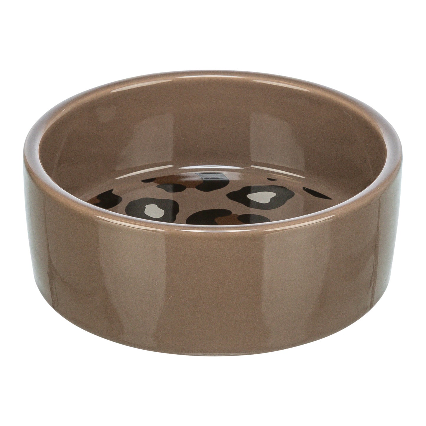 Trixie Voerbak / Drinkbak Leo Kat Keramiek Panterprint Assorti