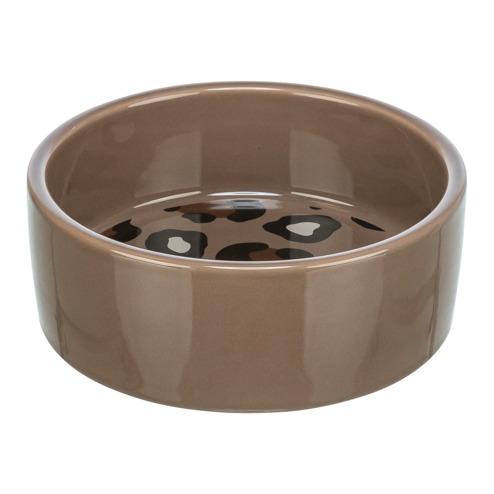 Trixie Voerbak / Drinkbak Leo Kat Keramiek Panterprint Assorti