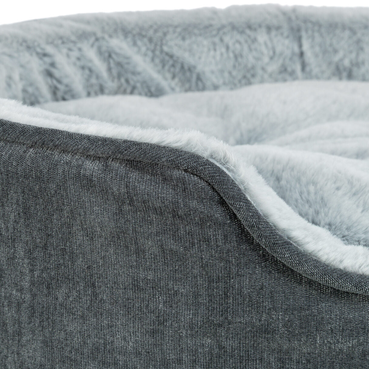 Trixie Vital Hondenmand Lino Soft Ovaal Grijs / Lichtgrijs