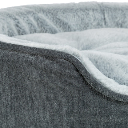 Trixie Vital Hondenmand Lino Soft Ovaal Grijs / Lichtgrijs