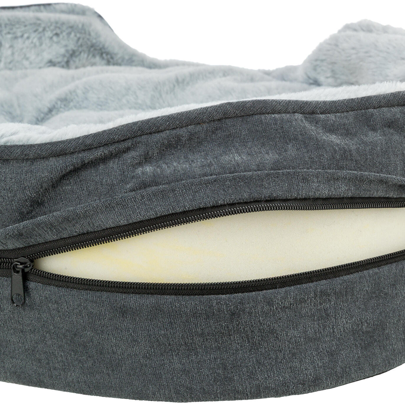 Trixie Vital Hondenmand Lino Soft Ovaal Grijs / Lichtgrijs