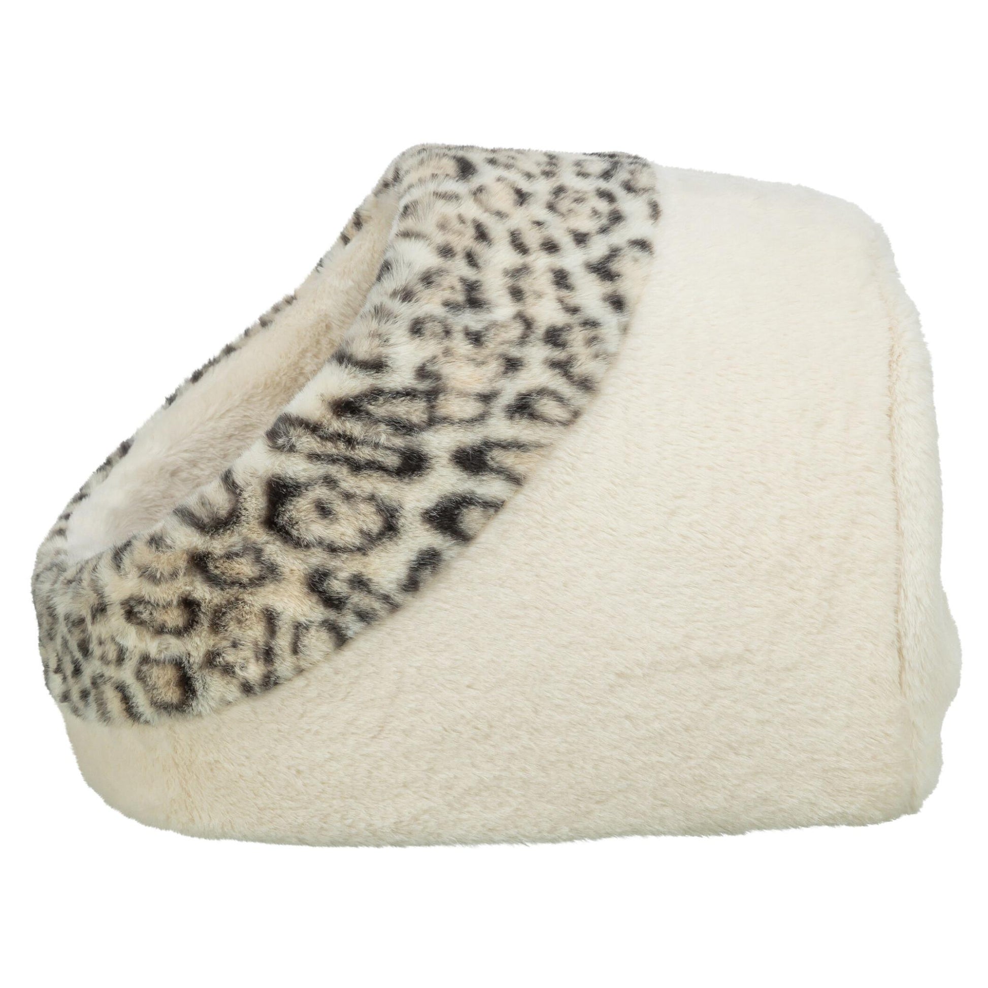 Trixie Kattenmand Iglo Leo  Soft Pluche Creme / Panterprint