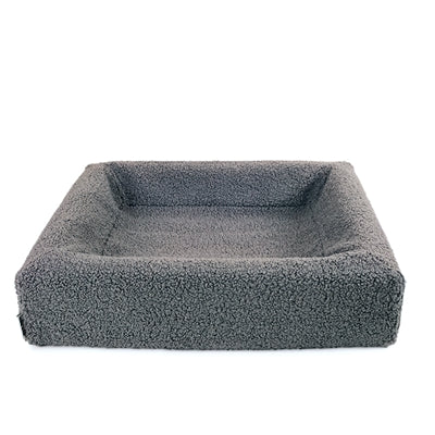 Bia Bed Premium Hoes Teddy Grijs 85X70X15 Cm