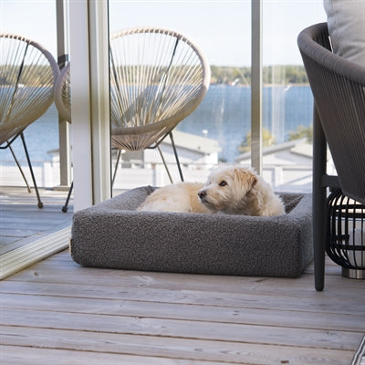 Bia Bed Premium Hoes Teddy Grijs 85X70X15 Cm