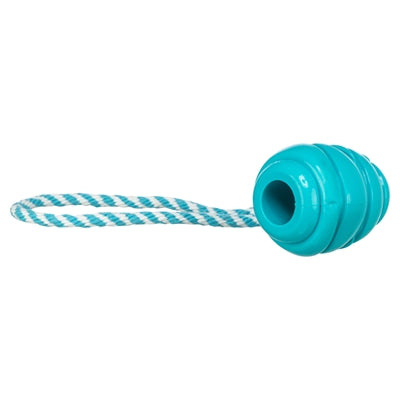 Trixie Jumper Kegel Aan Touw Super Strong Tpr Petrol