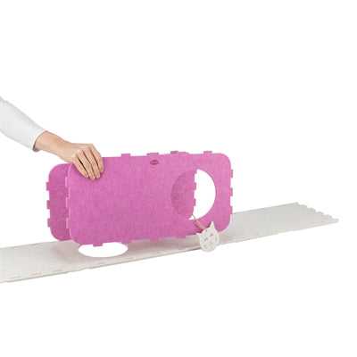 Trixie Speelbox Merle Vierkant Vilt Zand / Roze