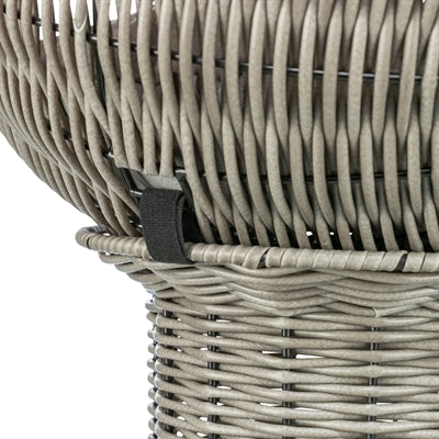 Trixie Kattenmand Amalia Rond Polyrattan Grijs