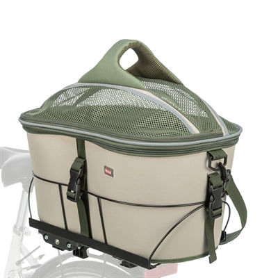 Trixie Fietsmand Voor Bagagedrager Polyester Olijfgroen / Beige