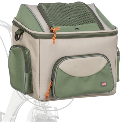 Trixie Fietsmand Voor Stuur Polyester Olijfgroen / Beige