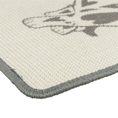 Trixie Krabmat Met Print Taupe