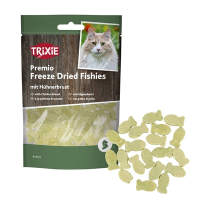 Trixie Freeze Dried Fishies Met Kippenborst