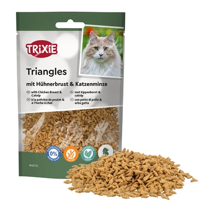 Trixie Triangles Met Kippenborst En Catnip