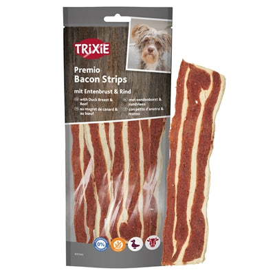 Trixie Premio Bacon Strips Met Eendenborst En Rundvlees