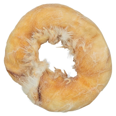 Trixie Denta Fun Rabbit Ring Met Kippenborst