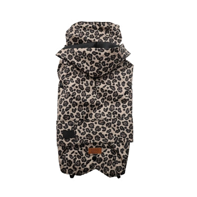 Croci Hondenjas Regenjas Nature Panterprint Beige / Zwart 25 Cm